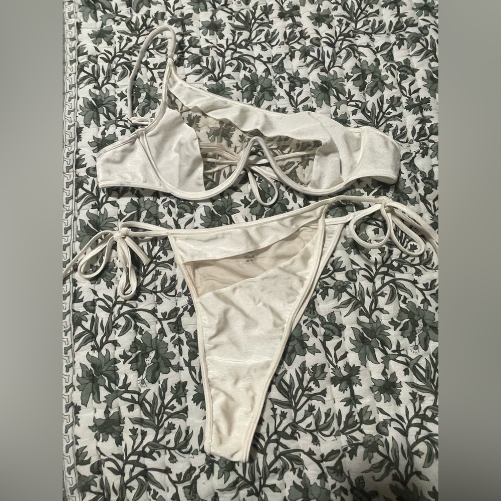 Elegant Cream Bikini Set